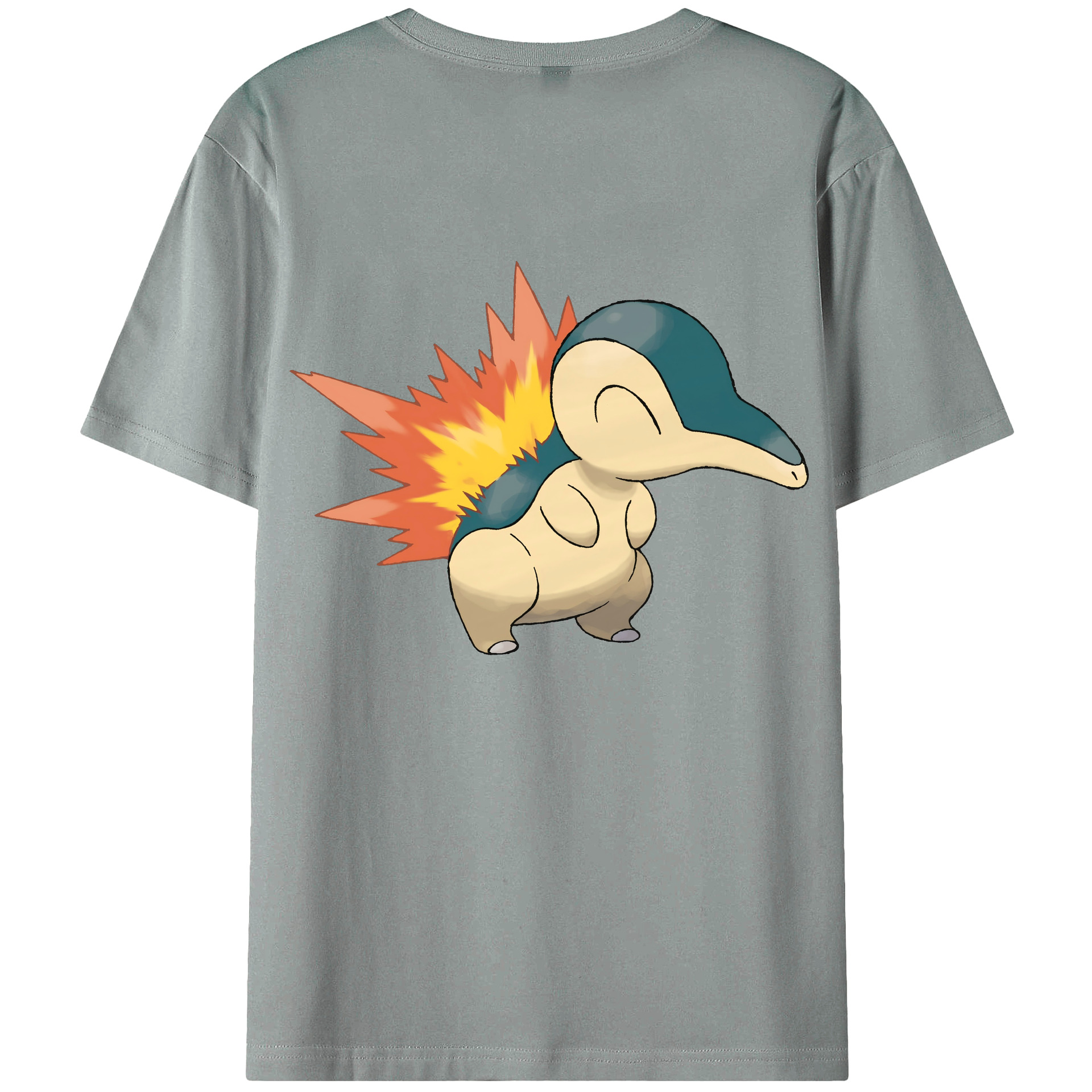 （画像用） ポケットモンスター Pokémon 綿100％ メンズ半袖Tシャツ（バックプリント） 通気性